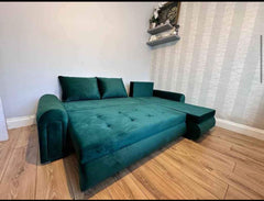 Berlin l shape sofa bed