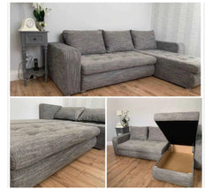 Berlin l shape sofa bed