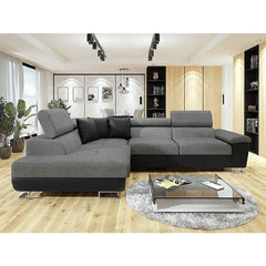 L shape anton sofa bed
