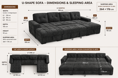 Moscow u shape sofa
