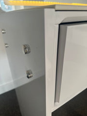 High gloss dressing table with sitting stool