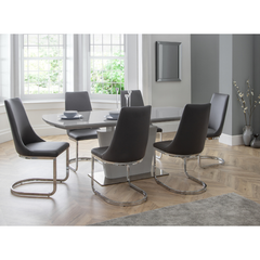 Como High Gloss Extending Table