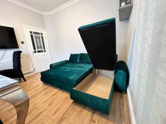 Berlin l shape sofa bed