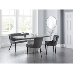 Como High Gloss Extending Table