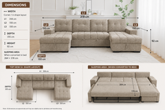 Moscow u shape sofa