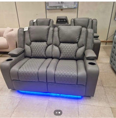 Electric leather recliner