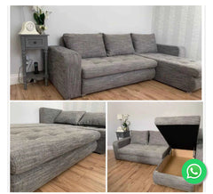 Berlin l shape sofa bed