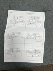 Small L Shape sofa bed