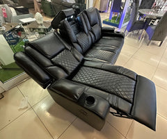 Electric leather recliner