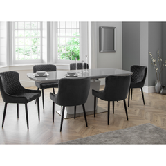 Como High Gloss Extending Table