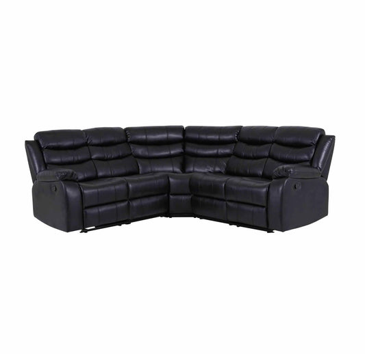 Roma manual leather recliner sofa corner
