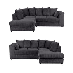 Dylan jumbo cord corner sofa