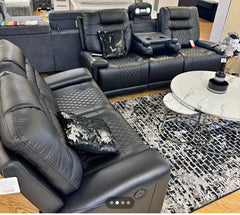 Electric leather recliner