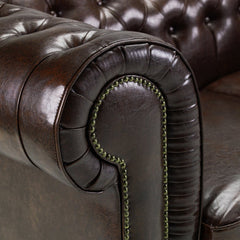 Chesterfield sofa leather