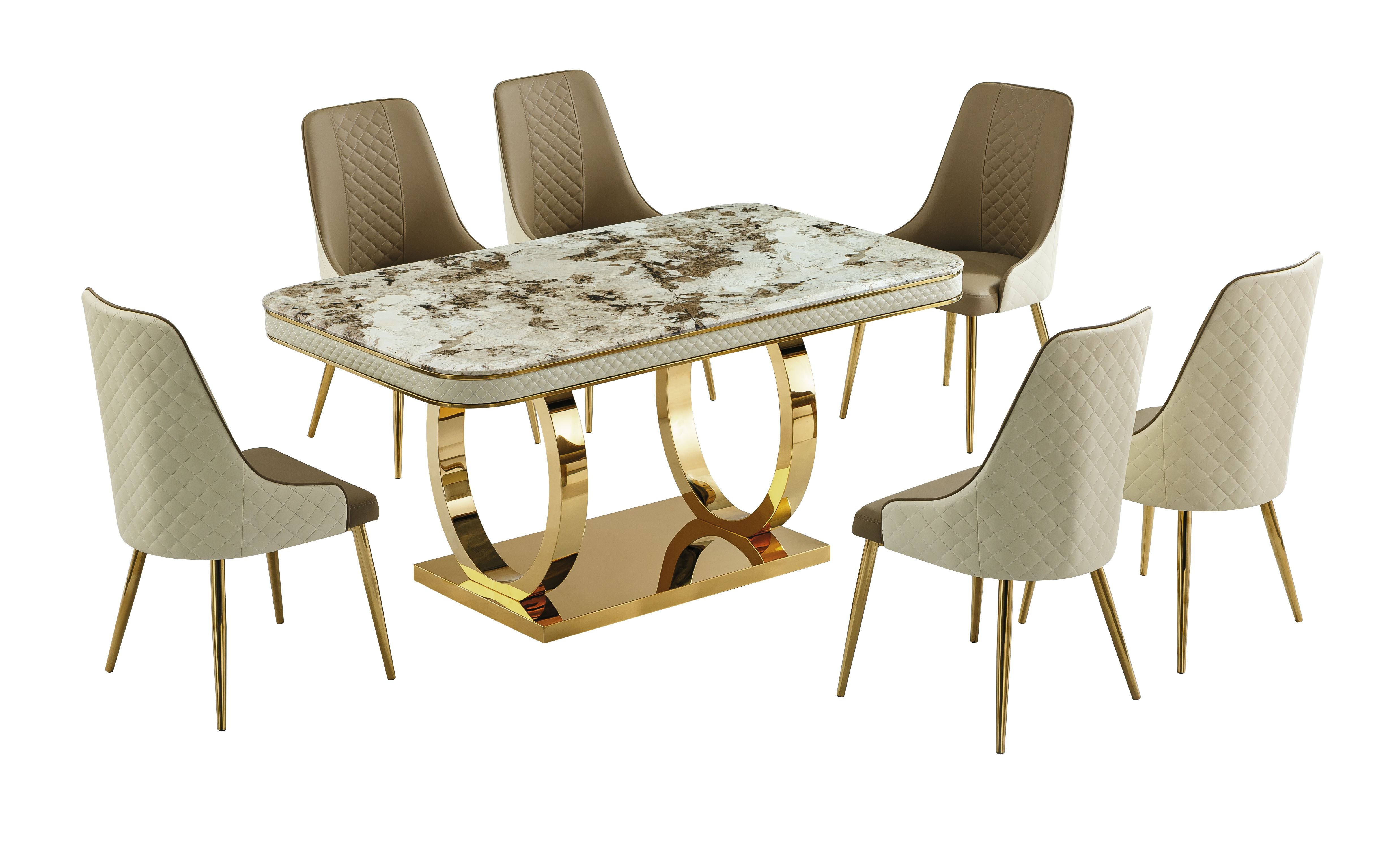 Original Nova marble dining table with premium craftsmanship and elegant finish.