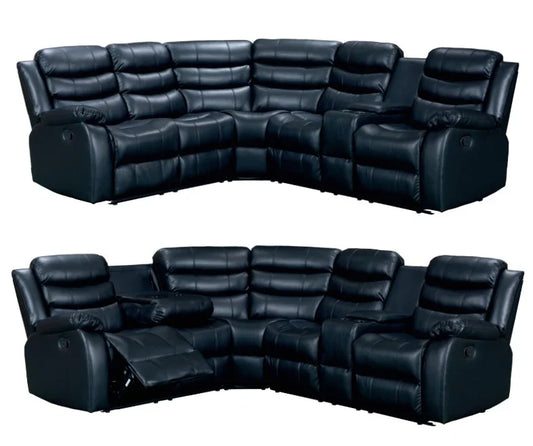 Roma Recliner leather sofa