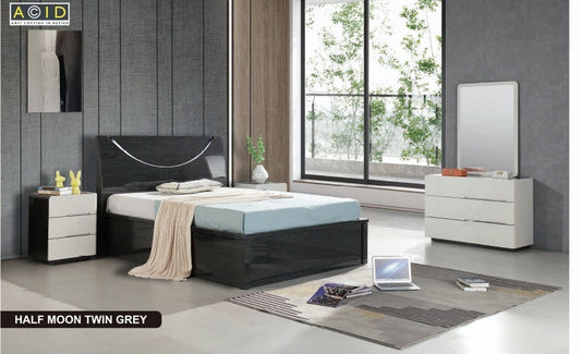 Half moon bedroom set