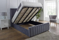 Wing headboard bed