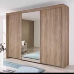 Chicago 250cm wardrobe mirror on middle door