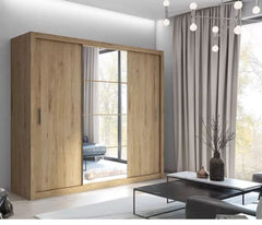 Chicago full mirror 250cm wardrobe