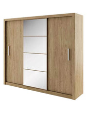 Chicago full mirror 250cm wardrobe