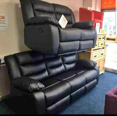 Roma Recliner leather sofa