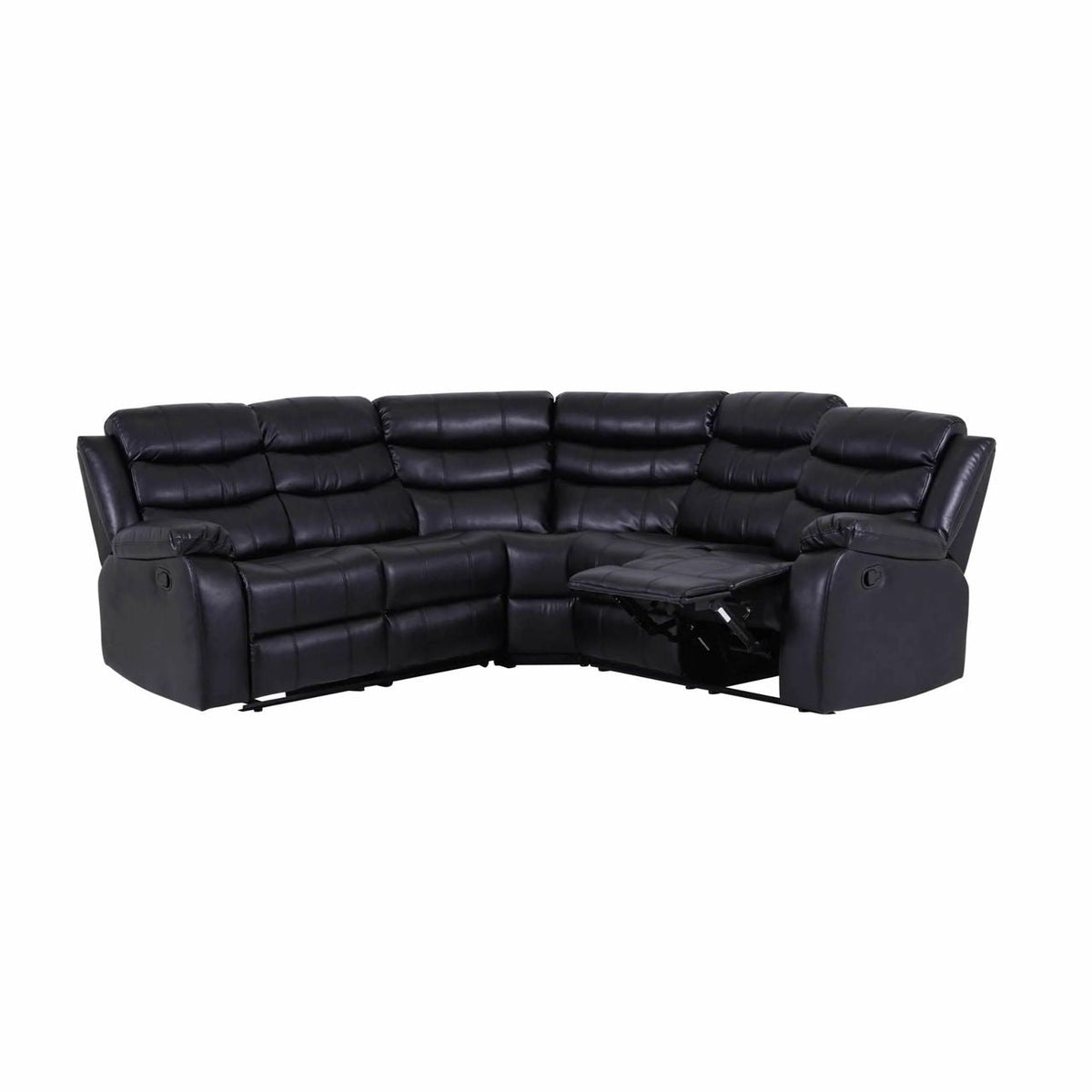 Roma manual leather recliner sofa corner
