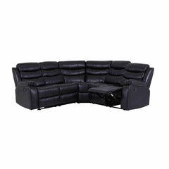 Roma manual leather recliner sofa corner