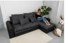 Berlin l shape sofa bed
