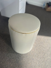 High gloss dressing table with sitting stool