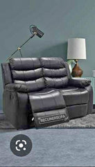 Roma Recliner leather sofa