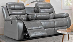 Roma Recliner leather sofa