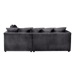 Dylan jumbo cord corner sofa