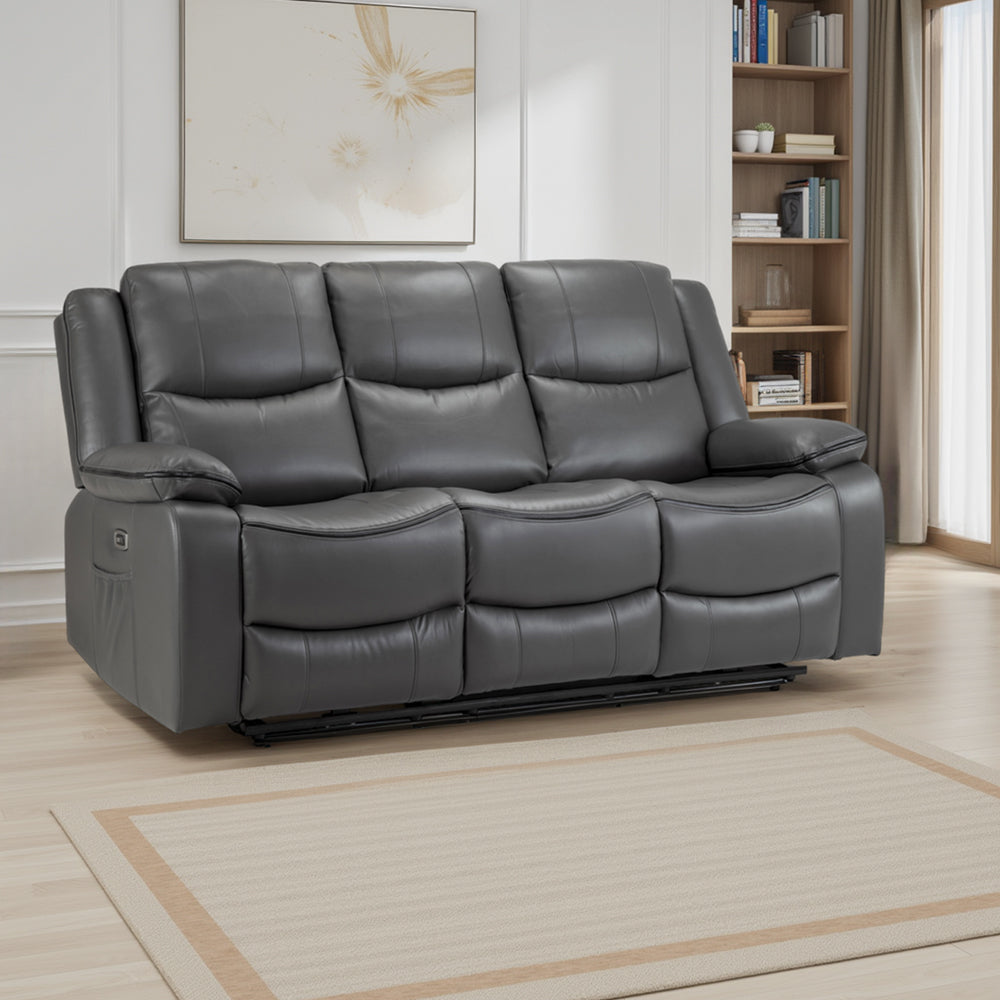 Harlard electric leather recliner sofa