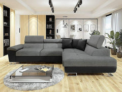 L shape anton sofa bed