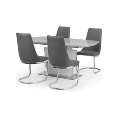 Como High Gloss Extending Table