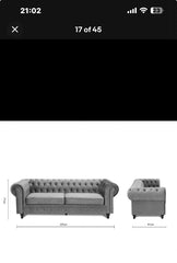 Chesterfield sofa set