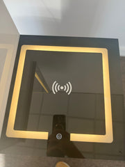 High gloss dressing table with sitting stool