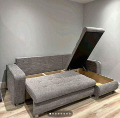 Berlin l shape sofa bed