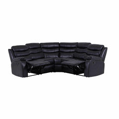 Roma manual leather recliner sofa corner