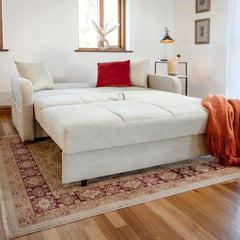 Penelope sofa bed 2 seater beige colour