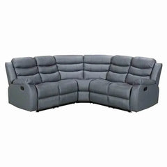 Roma manual leather recliner sofa corner