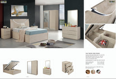 Half moon bedroom set