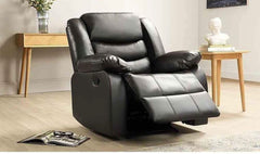 Roma Recliner leather sofa