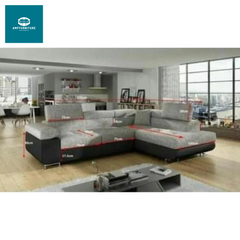 Lshape anton sofa bed left arm side