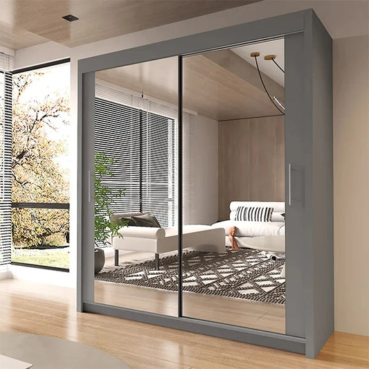 Chicago full mirror 150cm wardrobe