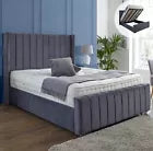 Wing headboard bed