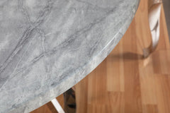 Lorcan dining  table  high gloss with four chairs